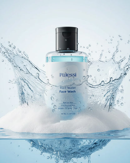 Palessi Rice Water Face Wash With Rice Water & Niacinamide For Radient Skin (100ml)