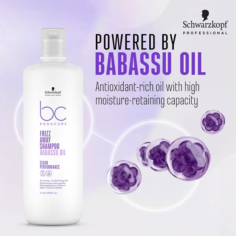 Schwarzkopf Professional Bonacure Frizz Away Shampoo(1000ml)