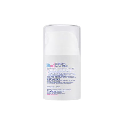 Sebamed Baby Protective Facial Cream, pH 5.5, Baby Face Cream, Ideal For Salivary Rashes (50ml)