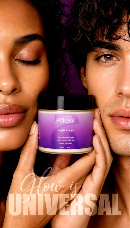 Palessi Night Cream for Glowing Skin (50gm)