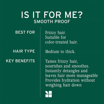 BIOLAGE Smooth Proof Anti-Frizz Shampoo with Camellia oil and Glycerin for 72HR Frizz Control (200ml)