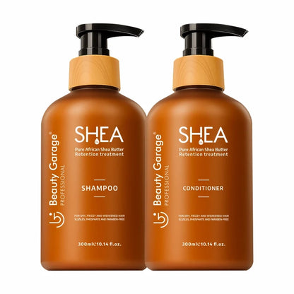 Beauty Garage Shea Retention Shampoo + Conditioner Combo