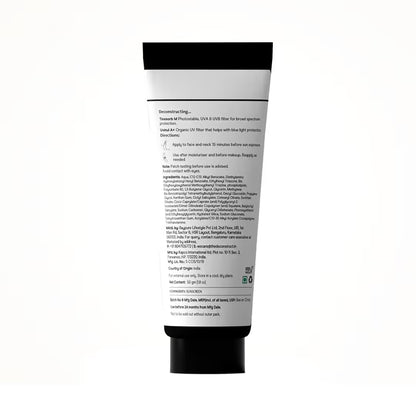 Deconstruct Gel Sunscreen SPF 50+ PA+++, No White Cast, Lightweight, Non-Greasy - In - Vivo Tested (50g)