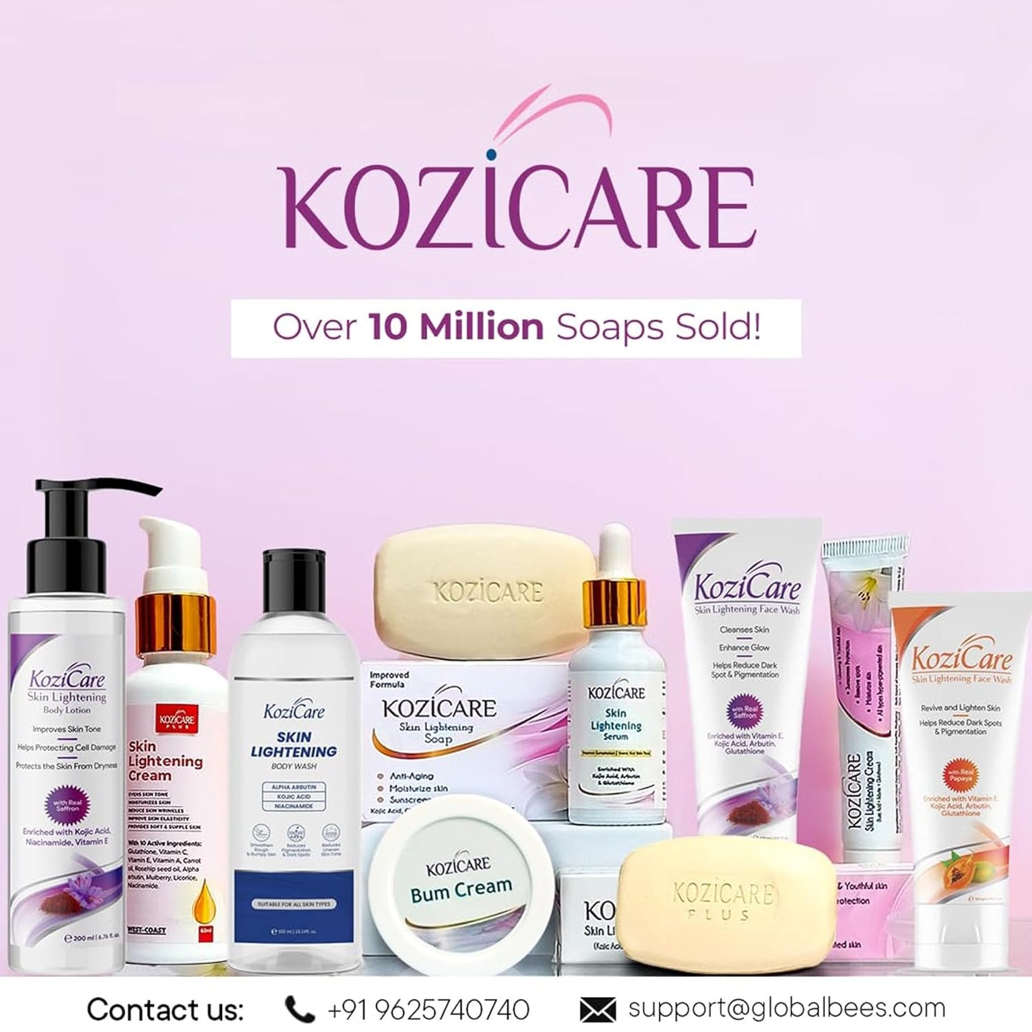 Kozicare Skin Lightening Non-Sticky Cream (15gm)