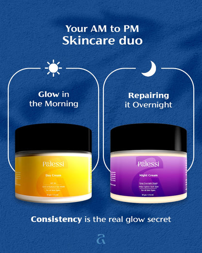 Palessi Night Cream for Glowing Skin (50gm)