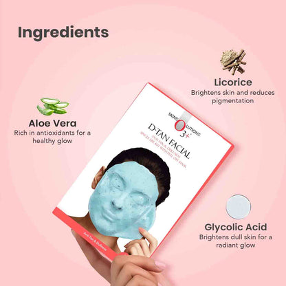 O3+ D Tan Facial kit with Peel off Mask