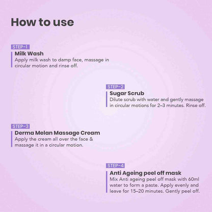 O3+ Anti Ageing Single Dose Kit for Fine lines and Wrinkles (45gm)