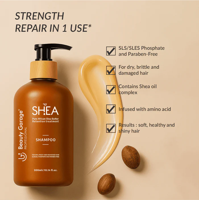 Beauty Garage Shea Retention Shampoo + Conditioner Combo