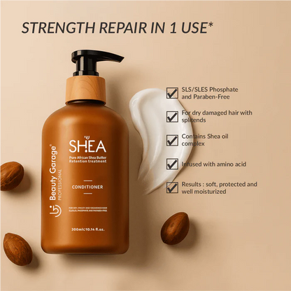 Beauty Garage Shea Retention Shampoo + Conditioner Combo