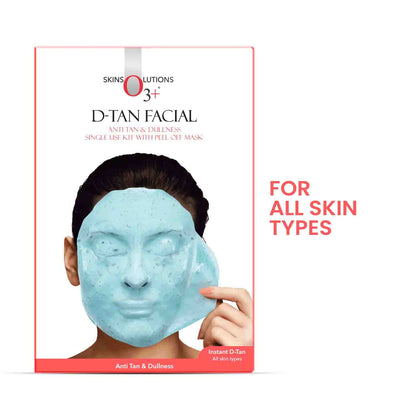 O3+ D Tan Facial kit with Peel off Mask