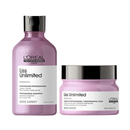 L'Oreal Professionnel Liss Unlimited Shampoo & Hair Mask Combo For Frizzy Hair