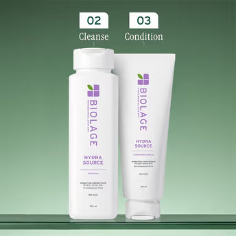 BIOLAGE Hydrasource Plus Professional Conditioner with Aloe, Moisturizes & Hydrates Dry Hair (98g)