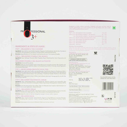 O3+ Power Brightening Facial Kit for Dirt, Dust and Dead Skin (163gm)