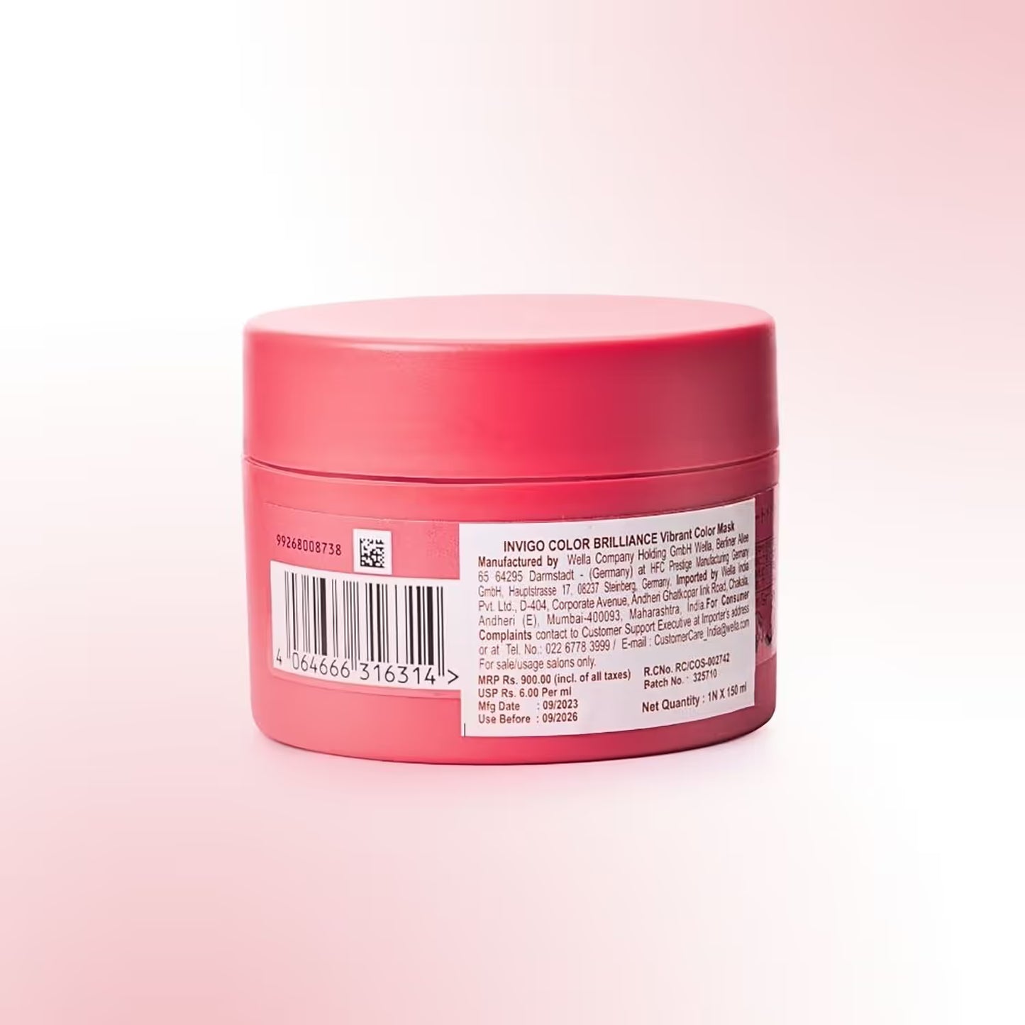 Wella Professionals Invigo Color Brilliance Hair Mask for Vibrant Color (150 ml)