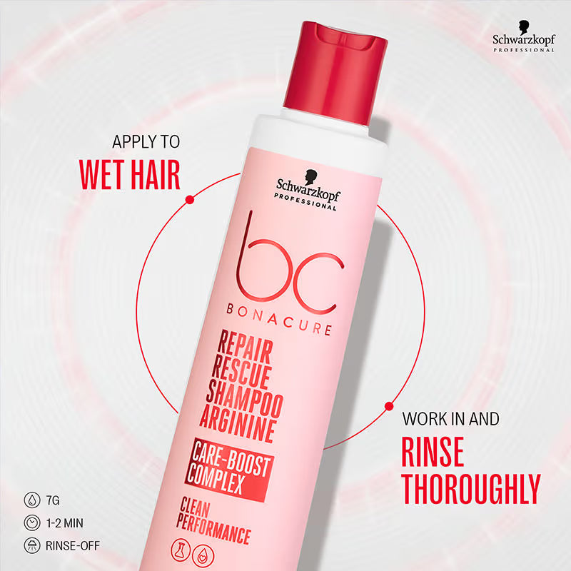 Bonacure Repair Rescue Shampoo with Arginine( 1 liter )