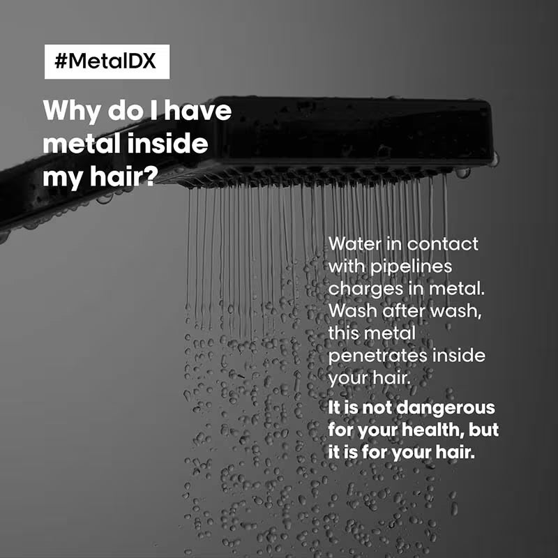 L’Oréal Professionnel Metal DX Sulfate-Free Cleansing Cream Shampoo, For 97% Less Hair Breakage (300ml)