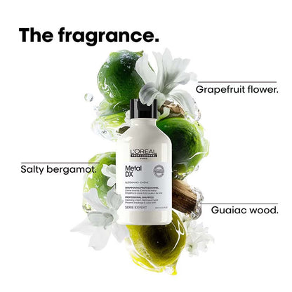 L’Oréal Professionnel Metal DX Sulfate-Free Cleansing Cream Shampoo, For 97% Less Hair Breakage (300ml)