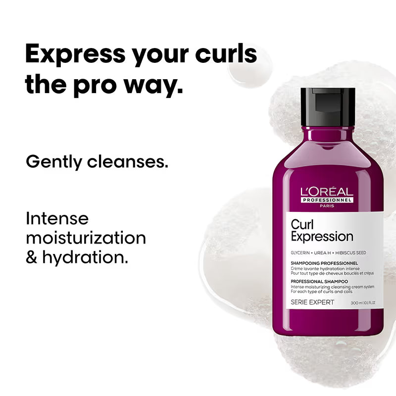 L'Oréal Professionnel Curl Expression Sulfate-Free Shampoo for Intense moisturizing & hydration (300ml)