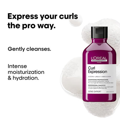 L'Oréal Professionnel Curl Expression Sulfate-Free Shampoo for Intense moisturizing & hydration (300ml)