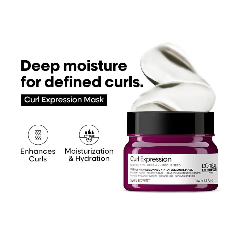 L'Oréal Professionnel Curl Expression Intense Moisturizing and Hydrating Mask for Curl Care (250ml)