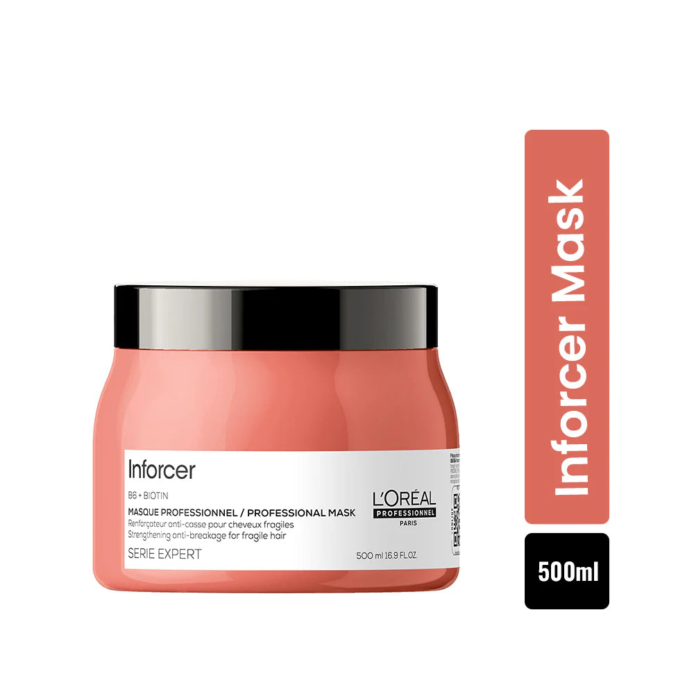 L'Oréal Professionnel Inforcer Mask for Reduced Hair Breakage & Split ends With Biotin & Vitamin B6 (490 g)
