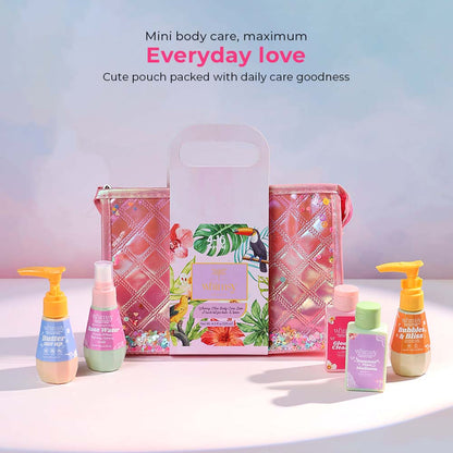 Whimsy Mini Body Care Love Pouch Kit For Kids & Teens - Pack of 5
