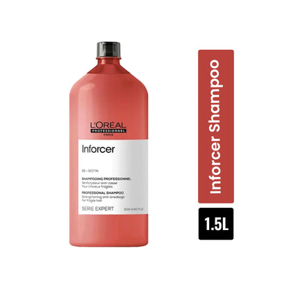 L'OREAL PROFESSIONNEL Inforcer Shampoo for Reduced Hair Breakage With Biotin & Vitamin B6(1500 ml)