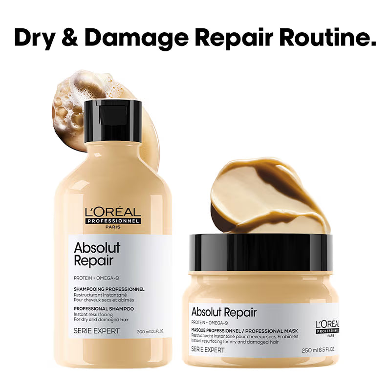 L'Oreal Professionnel Absolut Repair Shampoo & Hair Mask Combo For Damaged Hair