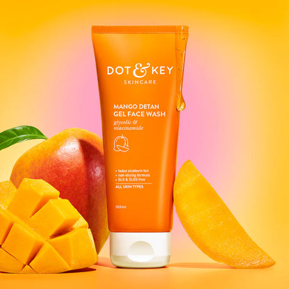 Dot & Key Mango Detan Gel Face Wash (100ml)