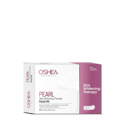 Oshea Herbals Pearl Skin Whitening Therapy Facial Kit for All Skin Types (64g)