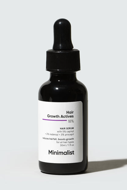 Minimalist Hair Growth Actives 18% Hair Serum (30ml)
