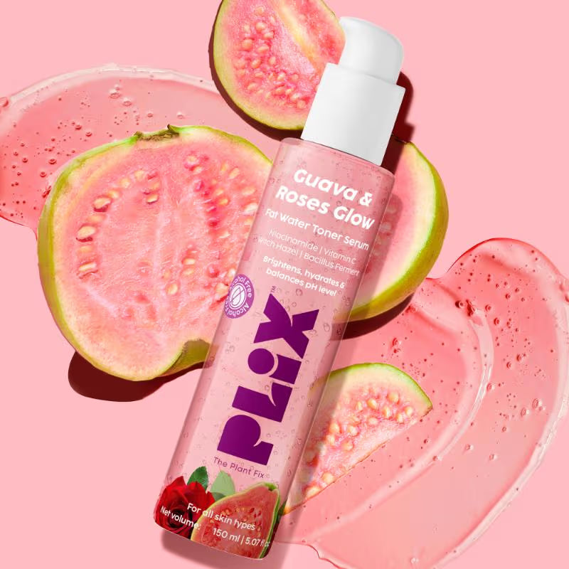 Plix Guava & Roses Glow Fat Water Toner Serum (150ml)
