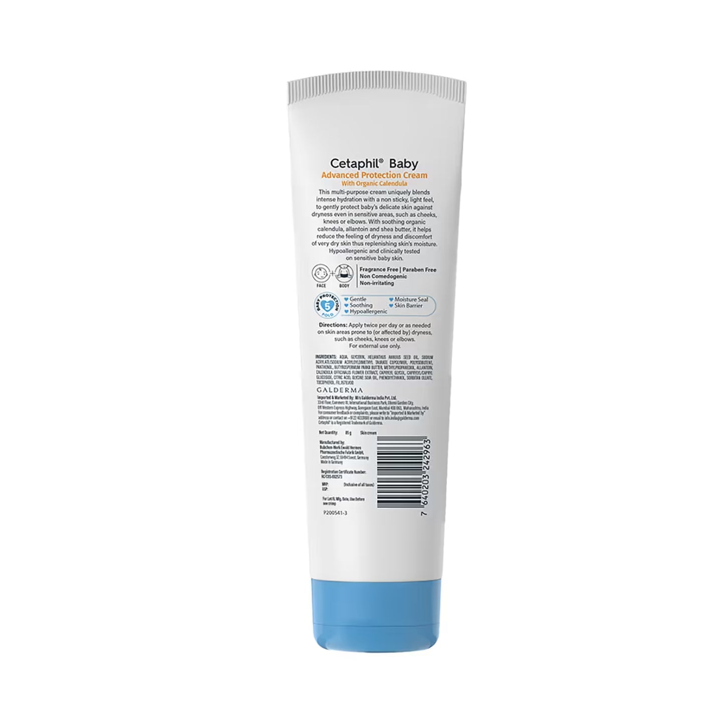 Cetaphil Baby Advanced Protection Cream with Organic Calendula (85 g)