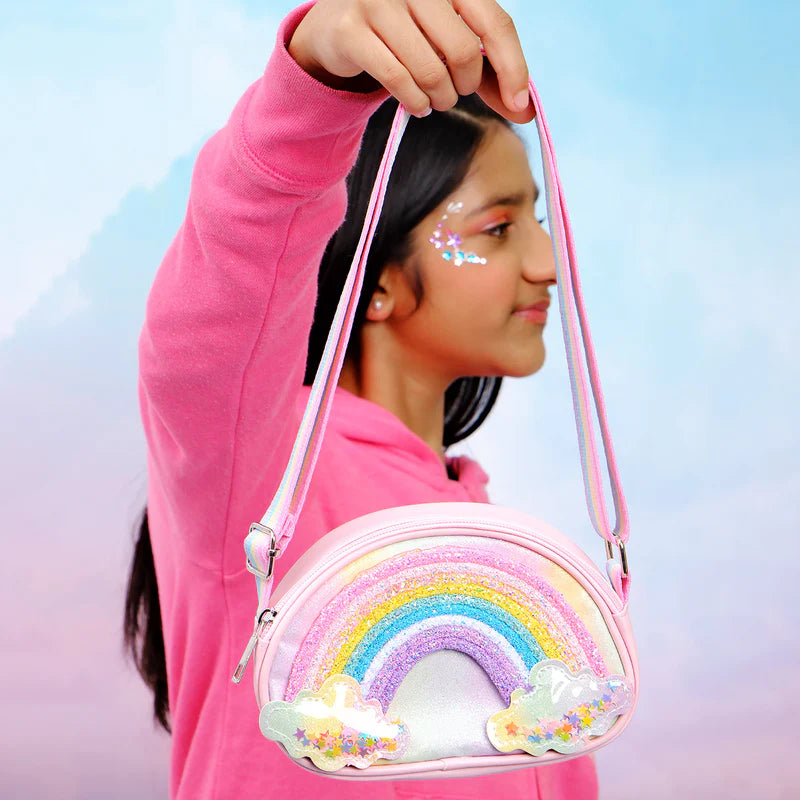 Whimsy Beauty Safe & Organic Rainbow Sling Bag Beauty Makeup Kit - Pack Of 7