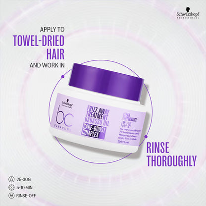 Schwarzkopf Professional Bonacure Frizz Away Treatment mask (200ml)