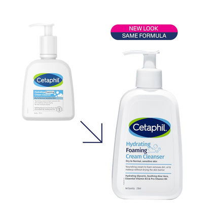 Cetaphil Hydrating Foaming Cream Cleanser (236ml)