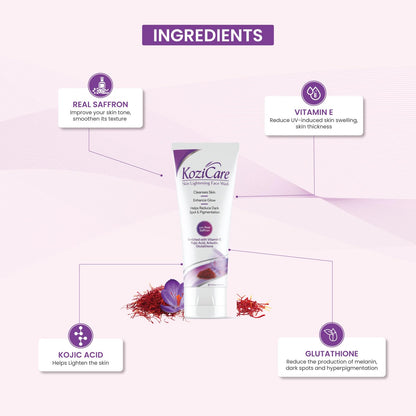 Kozicare Saffron Face Wash (100gm)