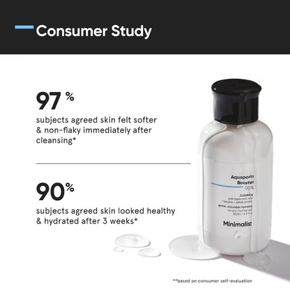 Minimalist Aquaporin 5% Booster Face Wash With Hyaluronic Acid (100g)