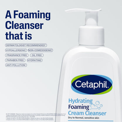 Cetaphil Hydrating Foaming Cream Cleanser (236ml)