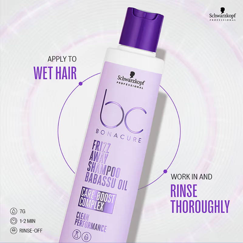 Schwarzkopf Professional Bonacure Frizz Away Shampoo(250ml)