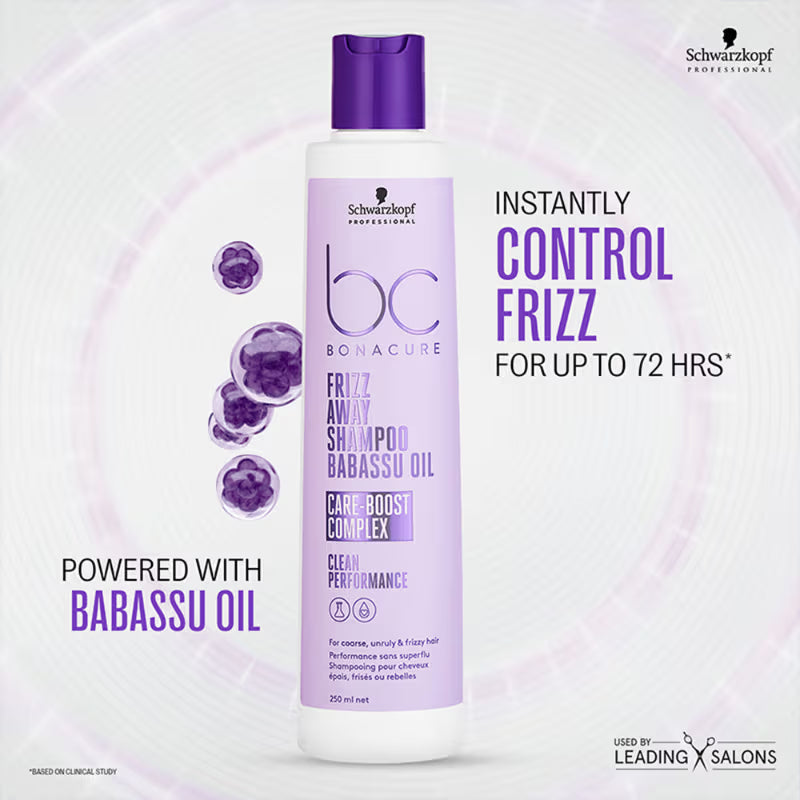 Schwarzkopf Professional Bonacure Frizz Away Shampoo(250ml)