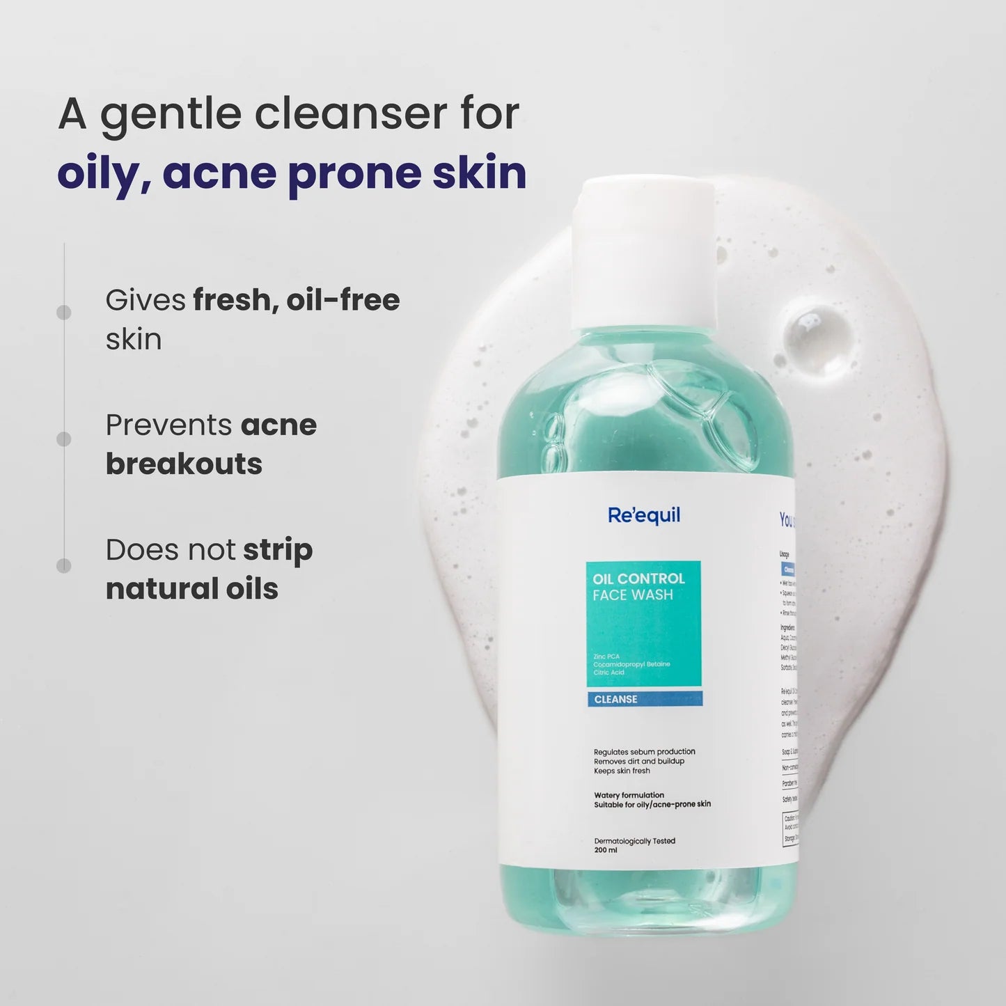 Re'equil Oil Control Face Wash(200ml)