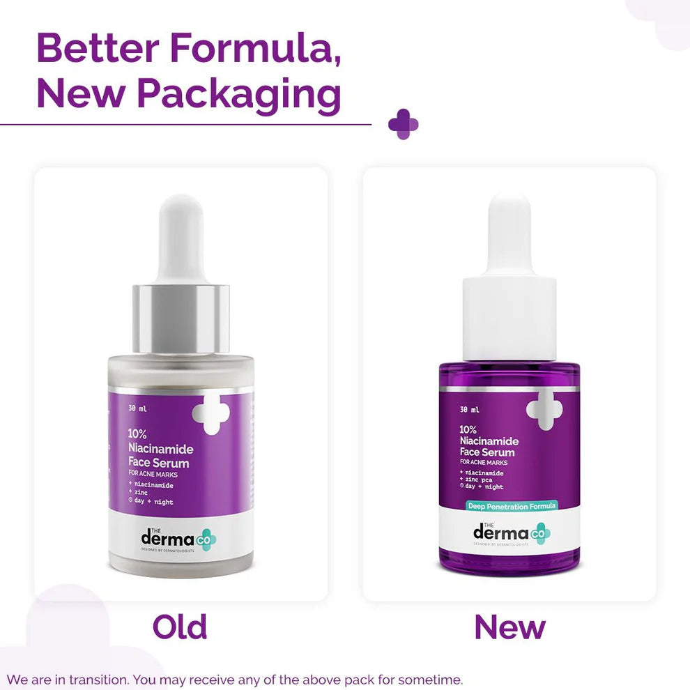 The Derma Co 10% Niacinamide Face Serum For Acne Marks (30ml)