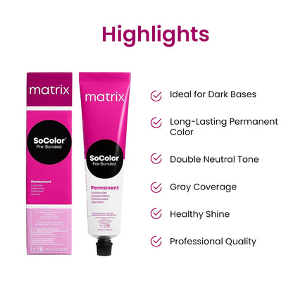 Matrix SOCOLOR HAIR COLOR 4.0 - 4NN (Medium Brown)