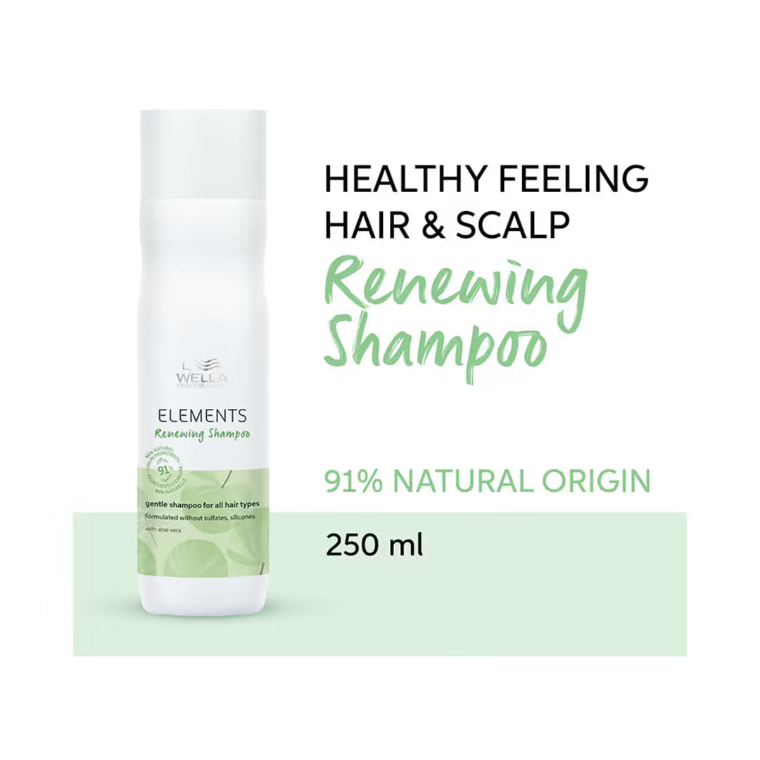 Wella Professionals Elements Shampoo (250ml)  and Mask(150ml) Regime for Chemically Treated Hair
