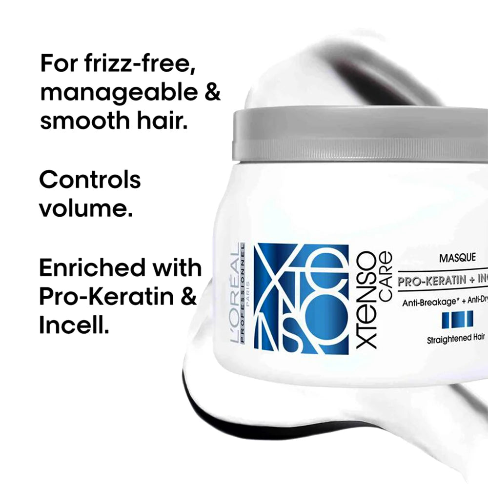 L'Oreal Professionnel Xtenso Care Masque For Frizz-Free, Smooth & Manageable Hair. (490 G)