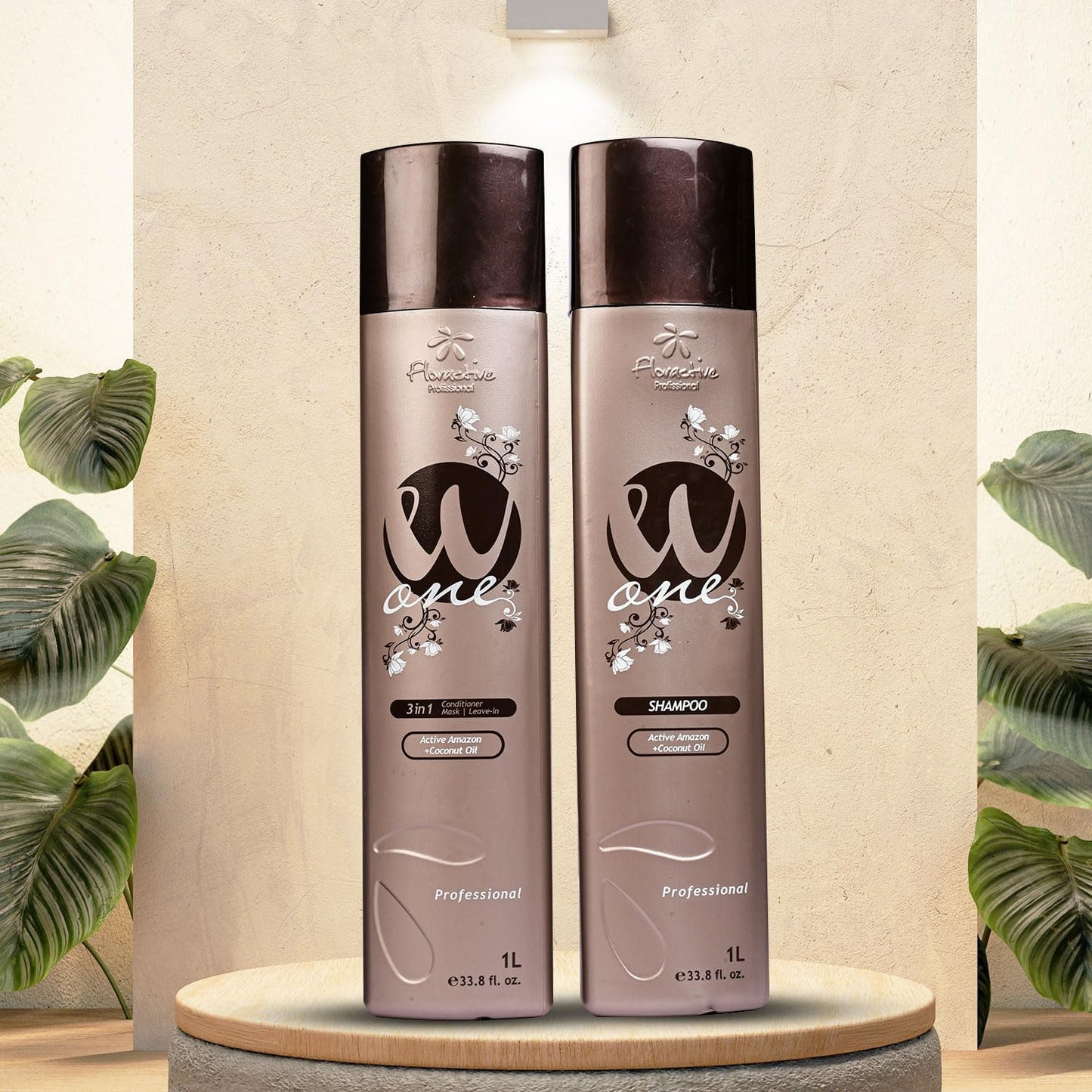 FLORACTIVE PROFISSIONAL W one Shampoo And Conditioner Combo Pack (1000Ml)