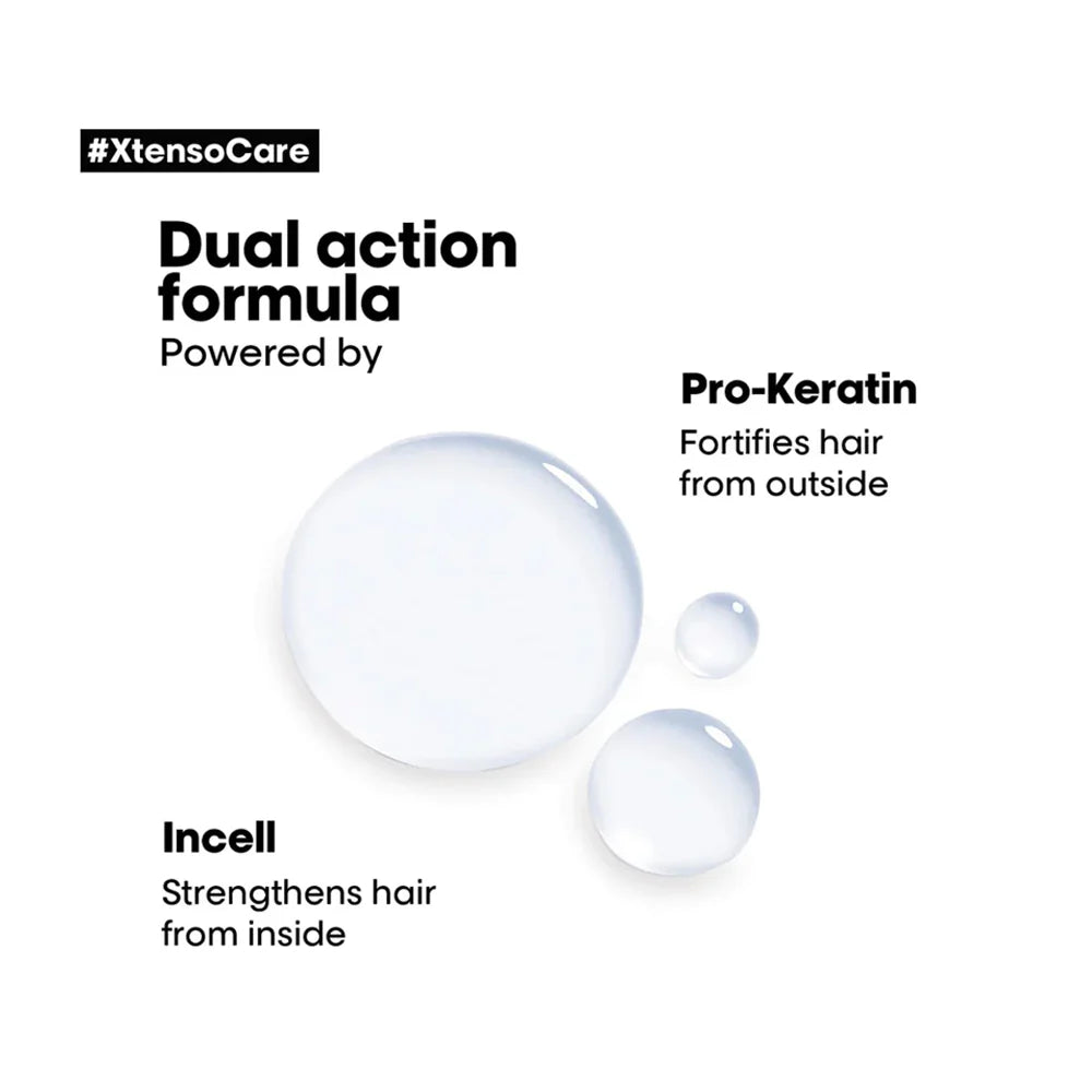 L'Oreal Professionnel Xtenso Care Shampoo For Frizz-Free, Smooth & Manageable Hair (1500ml)