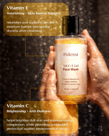 Palessi Vitamin C + E Gel Face Wash