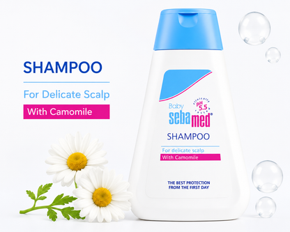 Sebamed Baby Shampoo (150 ml) + Baby Gentle Wash (200 ml) combo